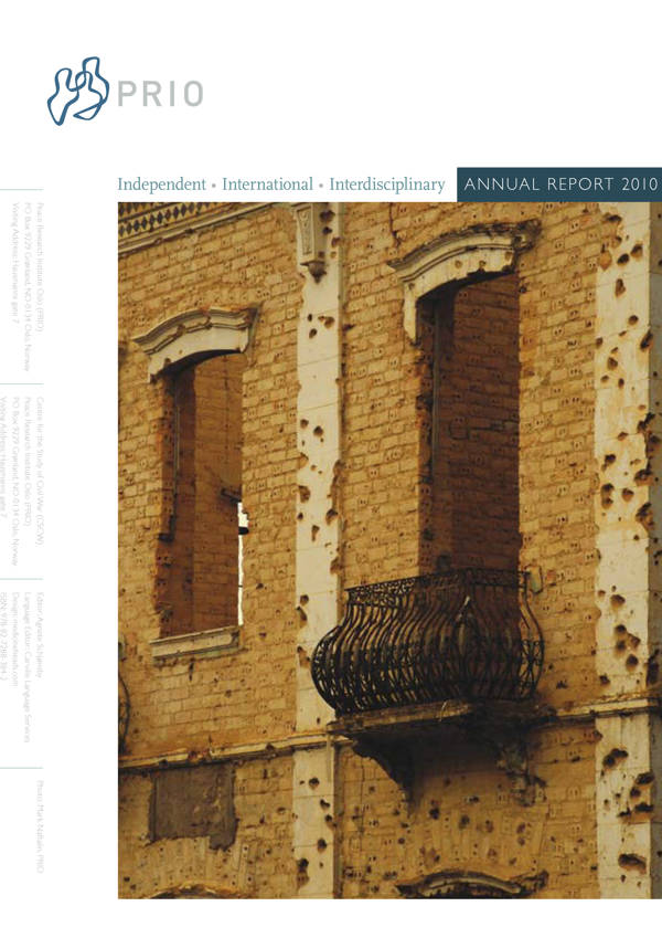 PRIO Annual Report 2010 front cover